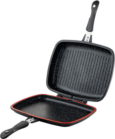 Muhler Hanna Double Pan made of Cast Aluminum with Stone Coating 32cm
