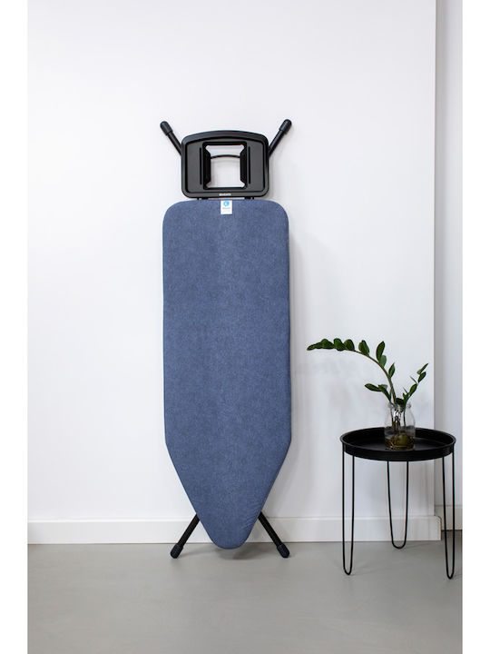 Brabantia Ironing Board for Steam Iron Foldable Blue 124x45cm