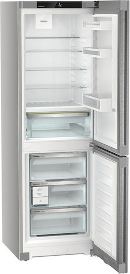 Liebherr Ψυγειοκαταψύκτης 321lt NoFrost Υ185.5xΠ59.7xΒ67.5εκ. Inox Plus