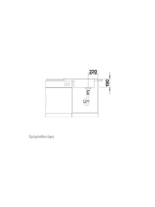 Blanco Elon XL 6 S Silgranit PuraDur 527069 Drop-In Chiuvetă din Granit Sintetic L78xW50cm Soft White