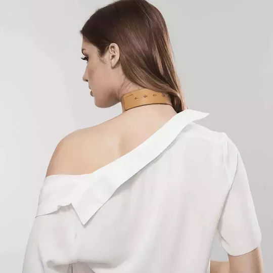 Bijoux Indiscrets Maze Guler Colier cu lesă Camel