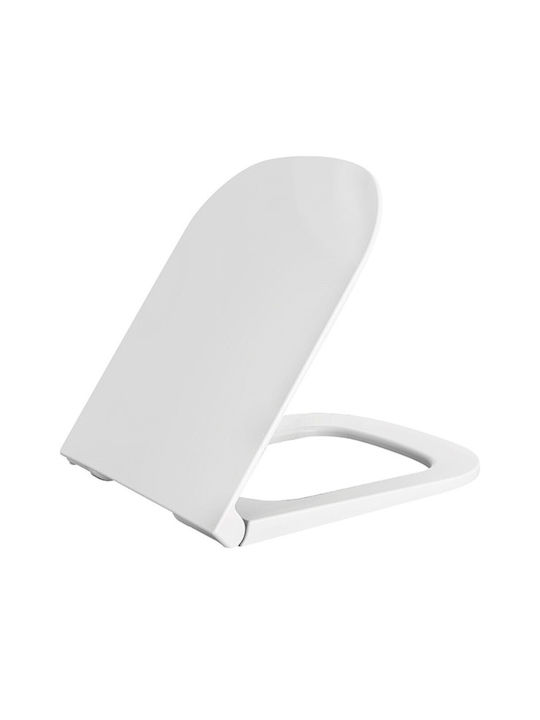 Elvit Bakelite Soft Close Toilet Seat White 43.8cm