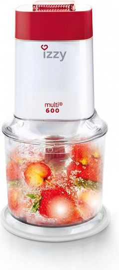 Izzy Multi Havana 600 Πολυκόπτης Multi 600W με Δοχείο 600ml Κόκκινος