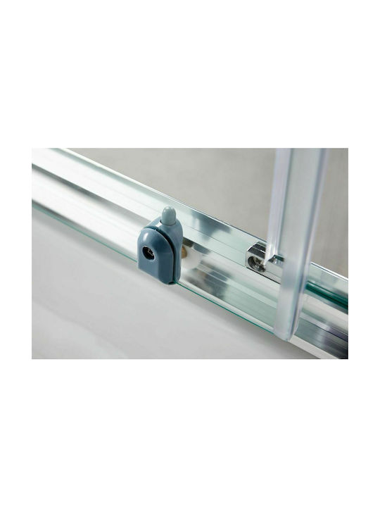 Tema Shower Screen for Shower with Sliding Door 150-153x180cm Clear Glass