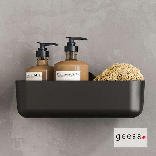 Geesa Επιτοίχια Σπογγοθήκη Opal Chrome-Black