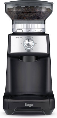 Sage Dose Control Pro Electric Coffee Grinder 130W for 340gr Beans and 50 Grind Levels Black