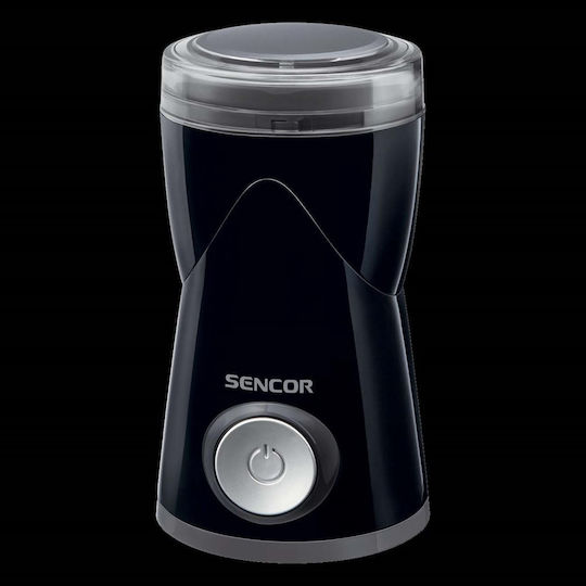 Sencor Ηλεκτρικός Μύλος Καφέ 150W με Χωρητικότητα 50gr Μαύρος