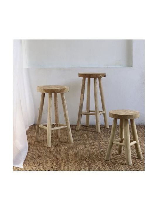 Hocker Für das Wohnzimmer Hölzernes Kont Braun 30x30x45cm
