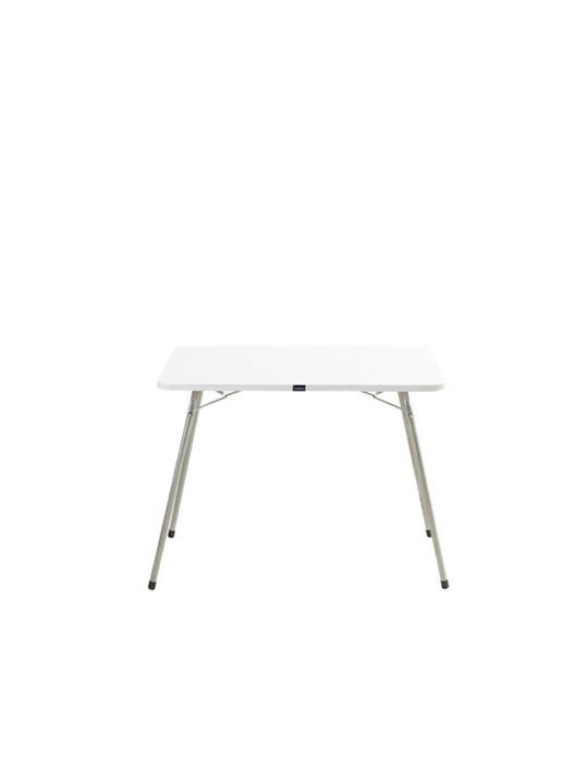Tisch Zusammenklappbar Camping White 60x80x62cm