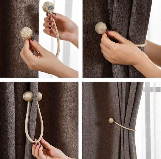 My Home Luxury Krawatten-Rücken Magnetisch Χρυσό 2τμχ 2Stück