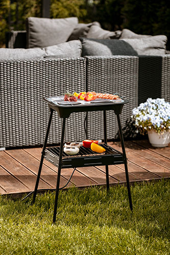 Adler AD-6602 With Legs Electric Grill Grill 2000W with Adjustable Thermostat 37.5cmx21.5cmcm