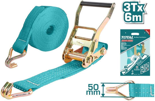 Total Car Luggage Strap with Ratchet για Ρυμούλκηση έως 3 Τόνων 600x0.5cm