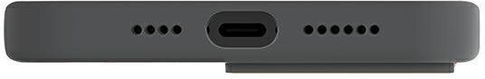 Uniq Lino Hue Magclick Back Cover Silicone Charcoal Grey (iPhone 14 Pro)