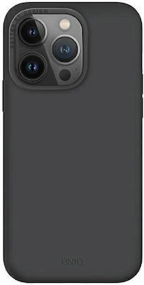 Uniq Lino Hue Magclick Back Cover Silicone Charcoal Grey (iPhone 14 Pro) UNIQ-IP6.1P(2022)-LINOHMGRY