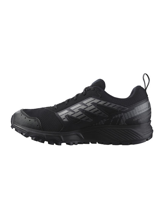 Wander GTX Ανδρικά Αθλητικά Παπούτσια Trail Running Μαύρα Αδιάβροχα με Μεμβράνη Gore-Tex