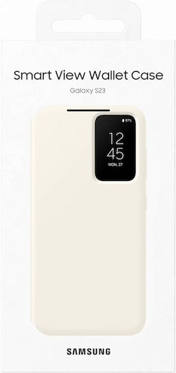 Samsung Smart View Wallet Πλαστικό Cream (Galaxy S23)