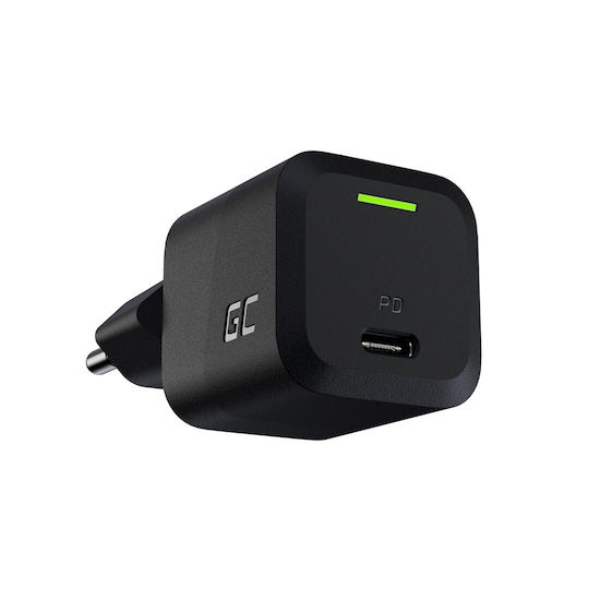 Green Cell Green Cell GaN Wireless Charger with USB-C Port 33W Power Delivery and Quick Charge 3.0 Black