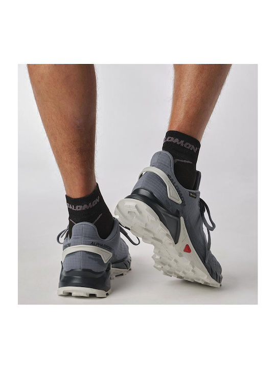 Alphacross 4 GTX Bărbați Pantofi sport Trail Running Albastre Impermeabile cu Membrană Gore-Tex