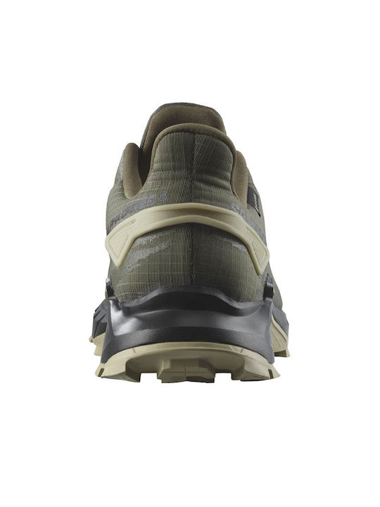 Alphacross 4 GTX Bărbați Pantofi sport Trail Running Verzi Impermeabile cu Membrană Gore-Tex