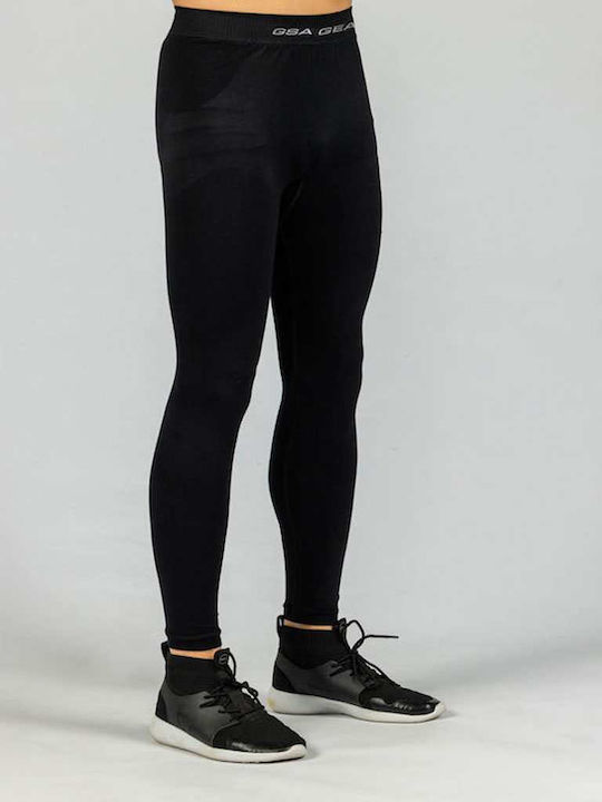 GSA Thermal Leggings Ανδρικό Ισοθερμικό Παντελόνι Μαύρο