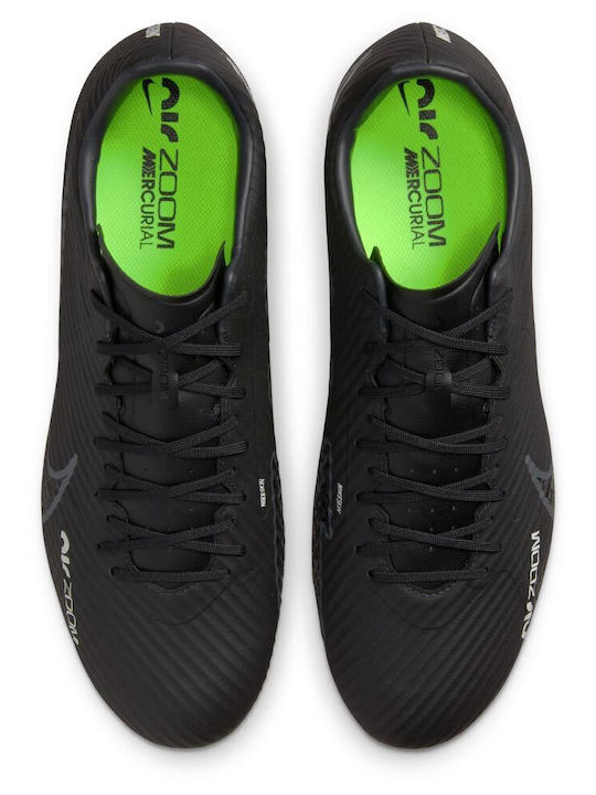 Nike Mercurial Vapor 15 Academy Football Shoes with Cleats Black