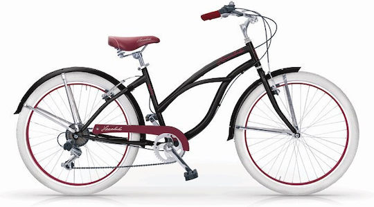 MBM Honolulu 26" Negru Bicicletă de Oras cu 6 Viteze