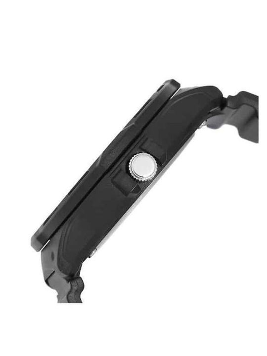 Casio Men's Watch 44.6mm Battery with Black Rubber Strap