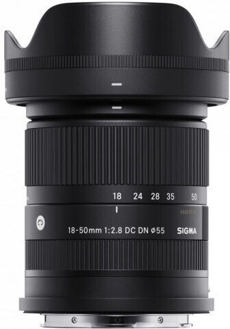 Sigma Crop Camera Lens 18-50mm F/2.8 DC DN Standard Zoom for Sony E Mount Black