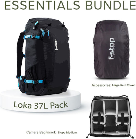 F-Stop Loka UL 37L Essentials Bundle Geantă Rucsac Pentru Cameră Foto Neagră