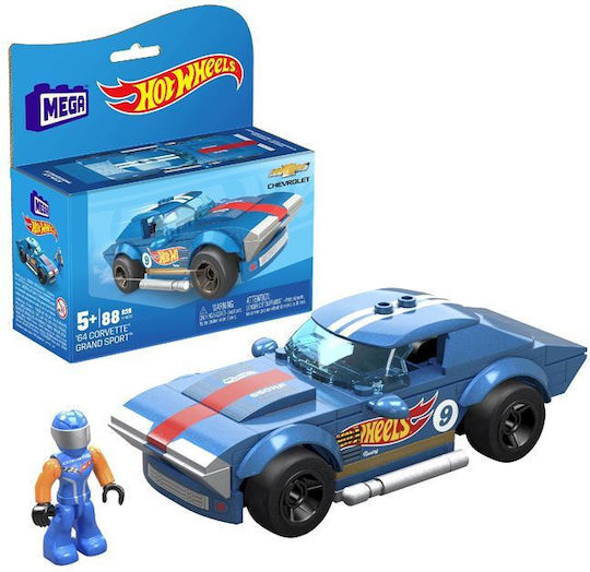 Mega Bloks Building Blocks Real World Racers for 5+ Years 89 Pieces (Various Designs) 1pc