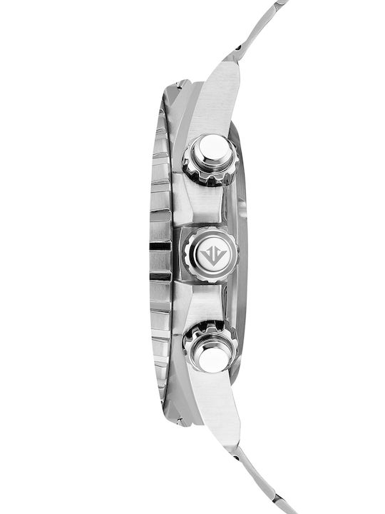 Citizen Promaster Marine Men's Watch 44mm Chronograph Eco - Drive with Silver Metal Bracelet