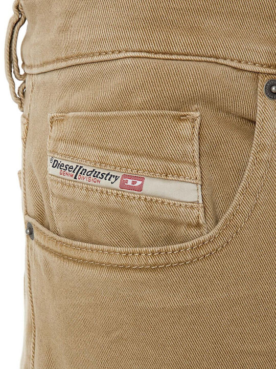 2019 D-strukt Men's Jeans Pants with Relaxed Fit Beige