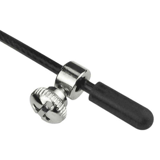 Athlopaidia Adjustable Jump Rope with Ball Bearings Black 3m