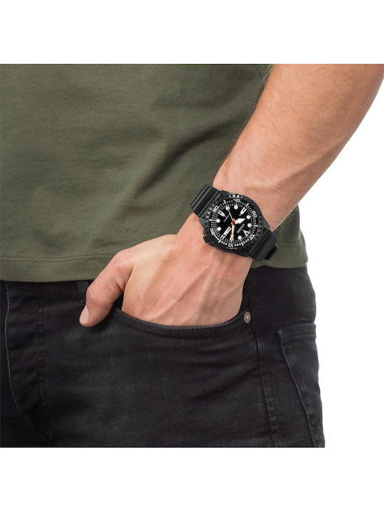 Citizen Promaster Marine Мъжки Часовник 46mm Автоматичен с Черна Каучукова Каишка