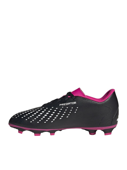 Predator Accuracy.4 Kids Molded Soccer Shoes Core Black / Cloud White / Team Shock Pink 2