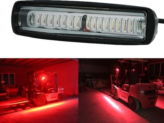 Водоустойчив Фарове за кола с форма на лента LED Универсален Mercedes-Benz V 12 - 80V 30W 16см с Червен осветление 1бр