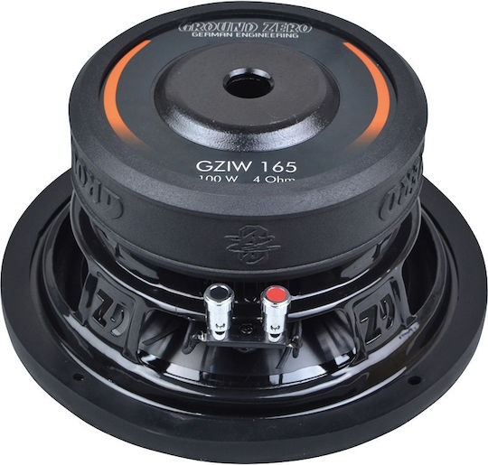 Ground Zero Subwoofer Αυτοκινήτου 6.5" 100W RMS