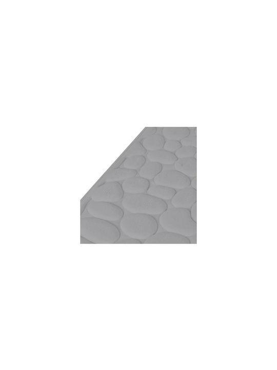 Aria Trade Αντιολισθητικό Πατάκι Μπάνιου Memory Foam AT0000288 Γκρι 50x80εκ.