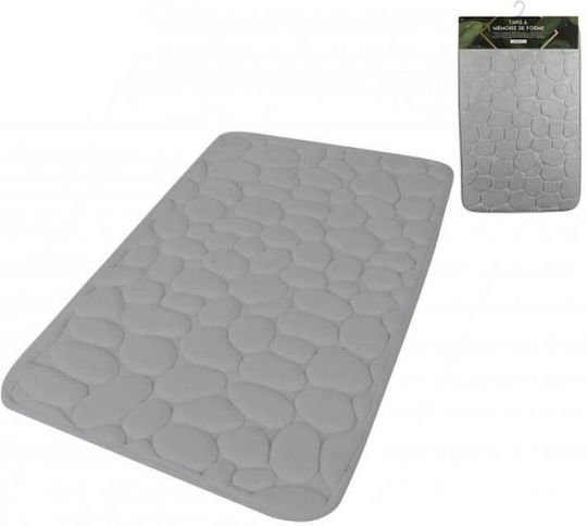 Αντιολισθητικό Πατάκι Μπάνιου Memory Foam AT0000288 Γκρι 50x80εκ.