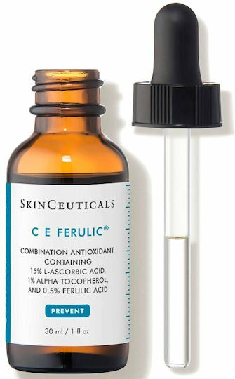SkinCeuticals Prevent C E Ferulic Moisturizing & Anti-aging Serum Face with Vitamin C for Detoxification & Radiance 30ml