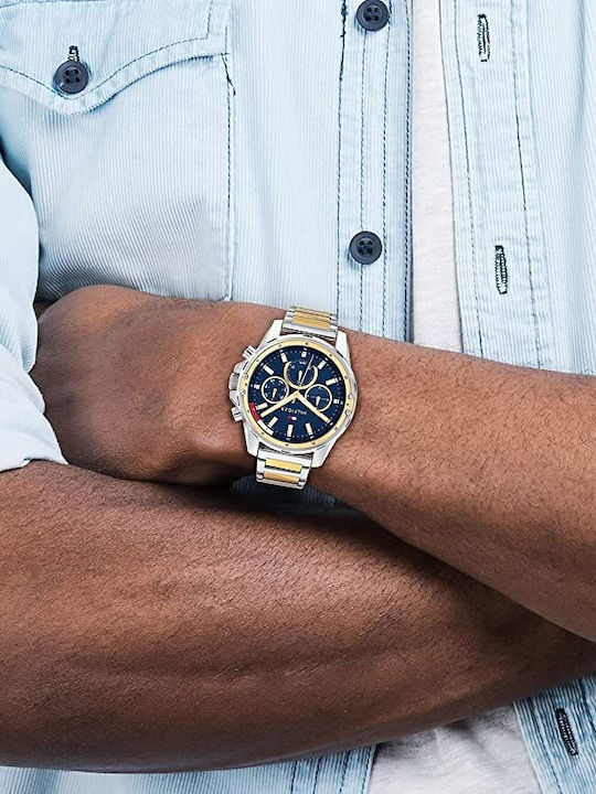 Tommy Hilfiger Mason Ρολόι Μπαταρίας με Μεταλλικό Μπρασελέ