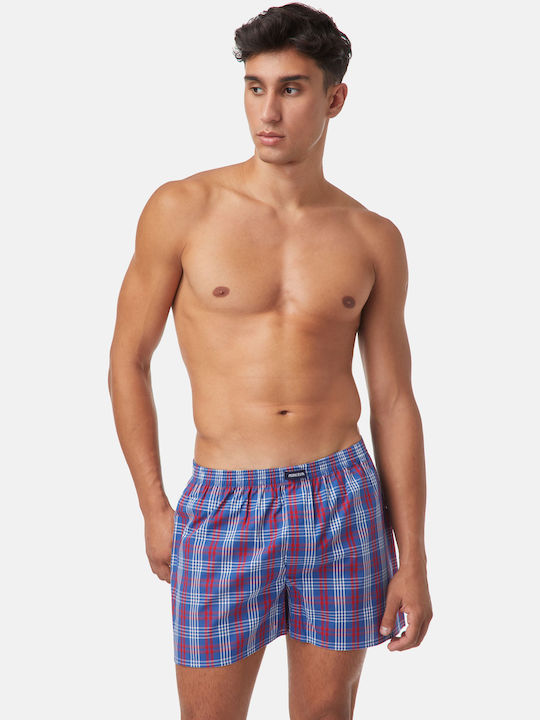 Men's Boxers Blue/Green Checkered 2Pack
