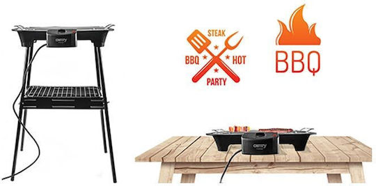 Camry With Legs Electric Grill Grill 2000W with Adjustable Thermostat 37cmx21cmcm