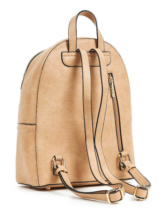 Verde Women's Bag Backpack Beige