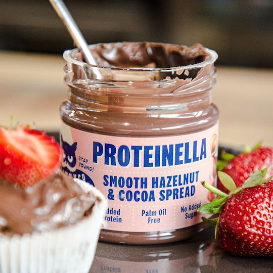 HealthyCo Praline Spread Proteinella with Extra Protein No Added Sugar with Hazelnut & Cocoa 200gr