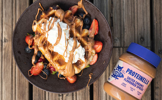 HealthyCo Πραλίνα Proteinella με Έξτρα Πρωτεΐνη χωρίς Προσθήκη Ζάχαρης με Salted Caramel 360gr