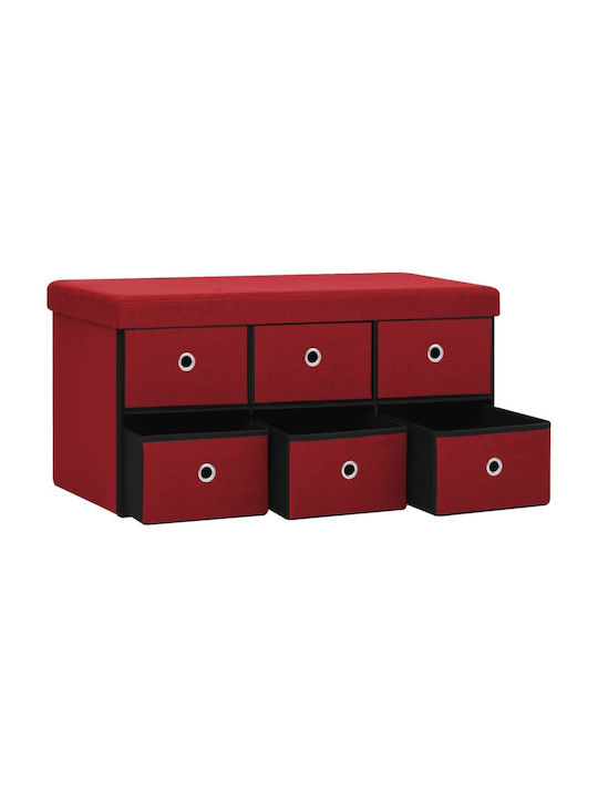 Lemnoasă Suport pentru pantofi cu 6 Rafturi Bordeaux L76xW38xH38cm