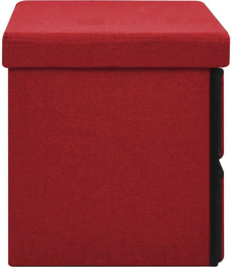 Fabric Shoe Organizer with 6 Shelves Bordeaux 76x38x38cm