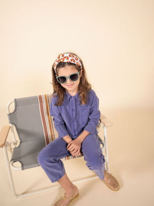 KiETLA BuZZ Unbreakable Butterfly Kids Sunglasses with Polarized Lens Kaki for 6-9 Years