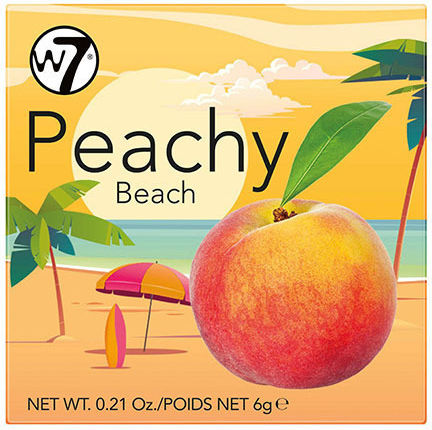 W7 Cosmetics Blush The Boxed Peachy Beach 6gr